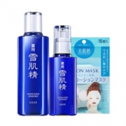 SEKKISEI 雪肌精礼盒（水180ml+乳130ml+纸膜15粒+洗颜乳 20ml+水24ml+凝露6g+黑面膜10g ）