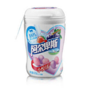 阿尔卑斯小悦球至纯软糖（葡萄酸奶、草莓酸奶味）90g 100%进口奶源 方便携带 休闲零食 *16件
