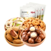 88VIP：百草味 每日坚果 腰果100g+开心果100g+碧根果100g+夏威夷果100g 共4袋 *5件