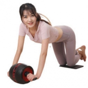 IRONMAN 铁人 IR97792 自动回弹健腹轮+跪垫