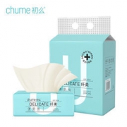 初么（chume）抽纸 家庭用纸本色原浆120抽*3包*2