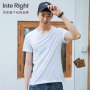 时尚百搭！InteRight  男士圆领短袖
