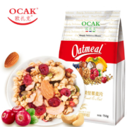 双11预售：欧扎克 50%水果坚果麦片早餐即食脆麦 750g