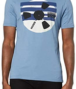 2020新款！G-Star Raw Record 男士印花纯棉T恤 到手134.59元