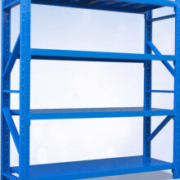 实承货架  金属置物架 轻型蓝色主架  120*40*200*4层
