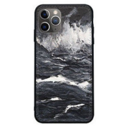 白菜价：紫色回忆 iPhoneX-11Pro Max 山水油画皮纹手机壳