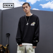 双11预售：inxx  XXA4101181-Y 海尔兄弟联名 圆领套头加绒卫衣