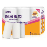 五月花(May Flower) 厨房纸 卷筒式厨房纸3层120张*3卷 *10件