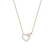 江疏影同款！SWAROVSKI 施华洛世奇 LOVELY 浪漫爱心项链女
