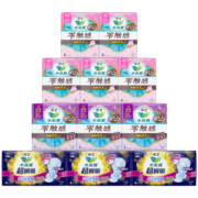 laurier 乐而雅 日夜安心组合11包装（日用8片x5包+夜用30cm4片x3包+夜用40cm4片x3包） *2件