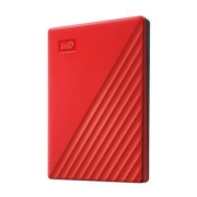 西部数据（WD）My Passport 加密移动硬盘1t 2t 4t 5t 2.5英寸 USB3.0 红色2T+保护包