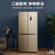 风冷无霜，ACS净味系统：455升 Skyworth创维 十字对开门冰箱 BCD-455WY