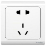 京东PLUS会员： Schneider Electric 施耐德 轻逸 五孔插座 *16件