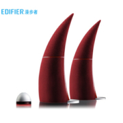 Edifier 漫步者 E30 蓝牙音箱（2.2声道、酒红色）
