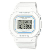 CASIO 卡西欧 BABY-G系列 BGD-560-7A 女士运动石英表 白色