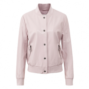 修身机车夹克！Meters bonwe 美特斯邦威 736W9006100917P566573 女士棒球服外套