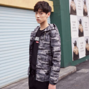限S码： Meters bonwe 美特斯邦威 M-734166-30# 男士夹克外套