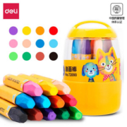 有券的上： deli 得力 72090 彩色蜡笔 12色 *9件