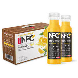 農夫山泉 nfc果汁飲料 100%nfc橙汁300ml*10瓶 禮盒 - 京東商城價格49