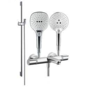 双11预售： hansgrohe 汉斯格雅 飞雨Select120 恒温带下出水花洒套装