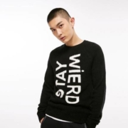 JackJones 杰克琼斯 218324535 男士含羊毛刺绣针织毛衣