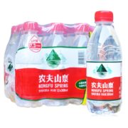super会员！农夫山泉 天然饮用水健塑模装 380ml*12瓶