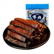 星华源 内蒙古风干手撕牛肉干 原味 500g *2件