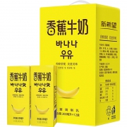 聚划算百亿补贴：新希望 香蕉牛奶  200ml*12盒