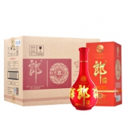 郎酒 红花郎 陈酿 53度 整箱装 高度白酒 558ml*6瓶（箱内有礼品袋3只）酱香型