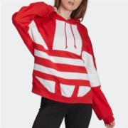 21日0点、双11预售：adidas 阿迪达斯 三叶草 LRG LOGO HOODIE 女装运动套头衫 FS1307