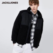 21日0点、双11预售： Jack Jones 杰克琼斯 219409504 拼接夹克外套
