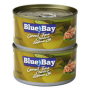 鲜得味 “Blue bay” 金枪鱼罐头 黄豆油浸180g*2罐 *3件