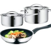 1日0点、赠锅铲！WMF 福腾宝 锅具套装 3件套