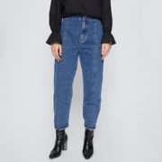 URBAN REVIVO WG07RBKN2003 女装时尚街头萝卜裤