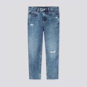 23日0点！ UNIQLO 优衣库  女士窄口九分牛仔裤