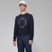 BOSS HUGO BOSS 雨果·博斯 男士圆形LOGO长袖T恤 50419913  含税直邮到手￥342.16