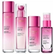 欧莱雅葡萄籽补水套装(膜力水130ml 乳液110ml 赠品水65ml 乳50ml或水65ml*2)（新老包装随机发） *2件
