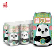JIANLIBAO 健力宝 桃蜜味 运动饮料 萌宝罐 200ml*6罐