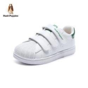 百亿补贴：Hush Puppies 暇步士 儿童贝壳头小白鞋
