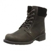 Clarks 其乐 Orinoco Dusk 女士真皮系带加绒短靴