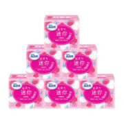 高洁丝Kotex 190mm超薄直条迷你卫生巾护垫10片*6包 *6件