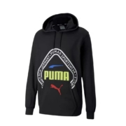 1号0点：PUMA彪马 男子 印花连帽 套头卫衣 COLLECTIVE 518997