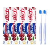 中华 健齿美白牙膏 200g*4支+牙刷*2支