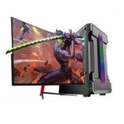 狄派 组装台式机（i5-10400F、16GB、512GB、GTX1660S） 27英寸曲面显示器 165Hz