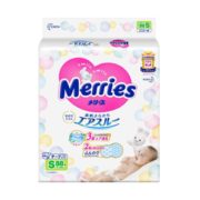 日本进口！Merries 妙而舒 婴儿纸尿裤 S88片