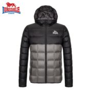 时尚拼接！LONSDALE 龙狮戴尔 HY132321513 男款户外羽绒服