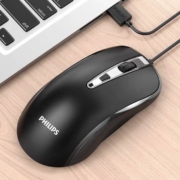 聚划算百亿补贴：PHILIPS 飞利浦 SPK7214 家用办公鼠标 3档可调