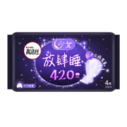 kotex 高洁丝 亲亲棉 放肆睡夜用卫生巾 420mm*4片