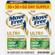 Schiff 旭福 Move Free 维骨力 软骨精华素二合一白瓶 30粒*2瓶 到手159.39元