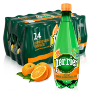 1日0点：Perrier巴黎水 橘子味气泡水 500ml*24塑料瓶整箱装*2件